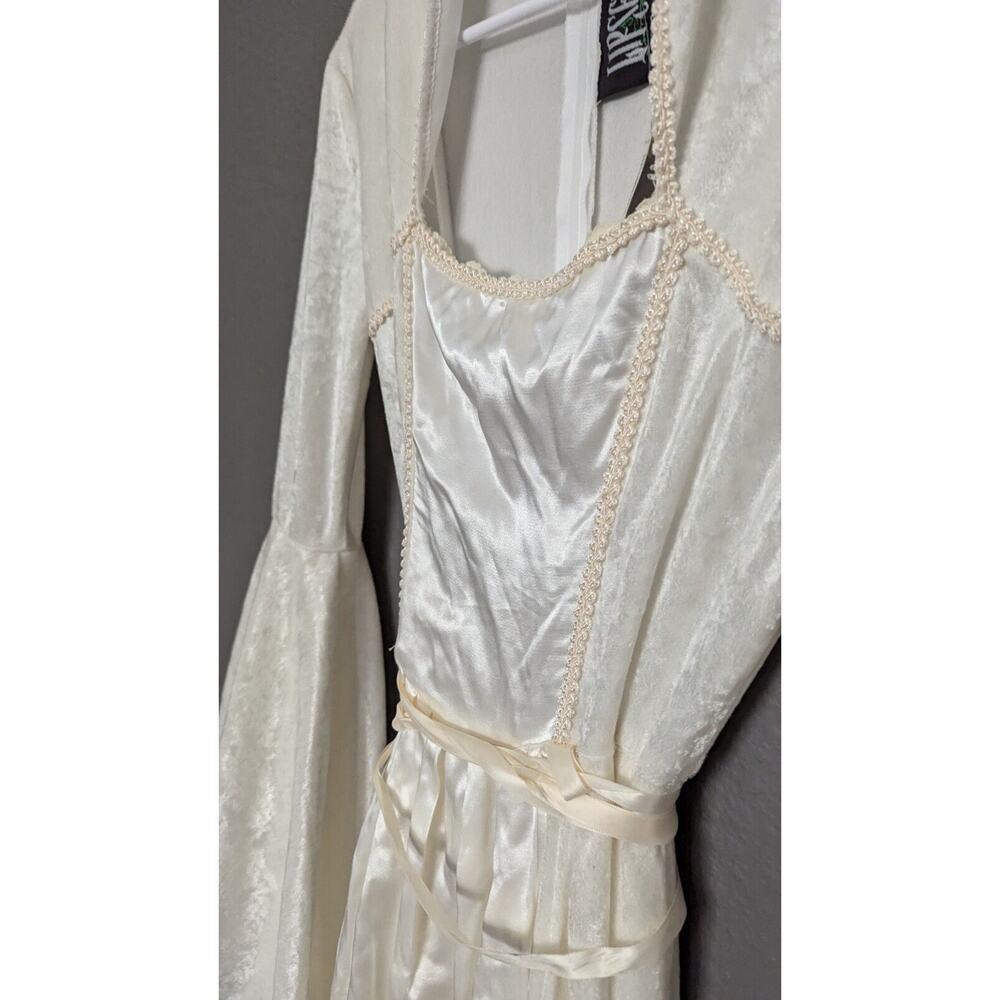 Vtg Lip Service Velvet Dress 90s Goth Grunge Victorian Revival elven Wedding - Picture 9 of 13
